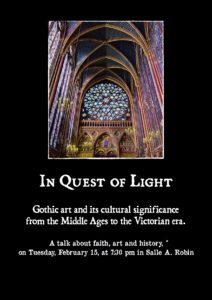 Affiche "In Quest of Light", programme pastorale