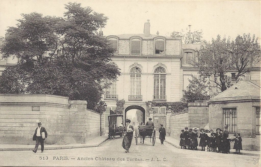 Château des Ternes, ancienne localisation du collège Notre-Dame de Sainte-Croix en 1856