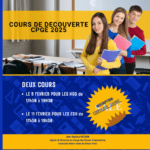 Lire la suite à propos de l’article Découverte des CPGE